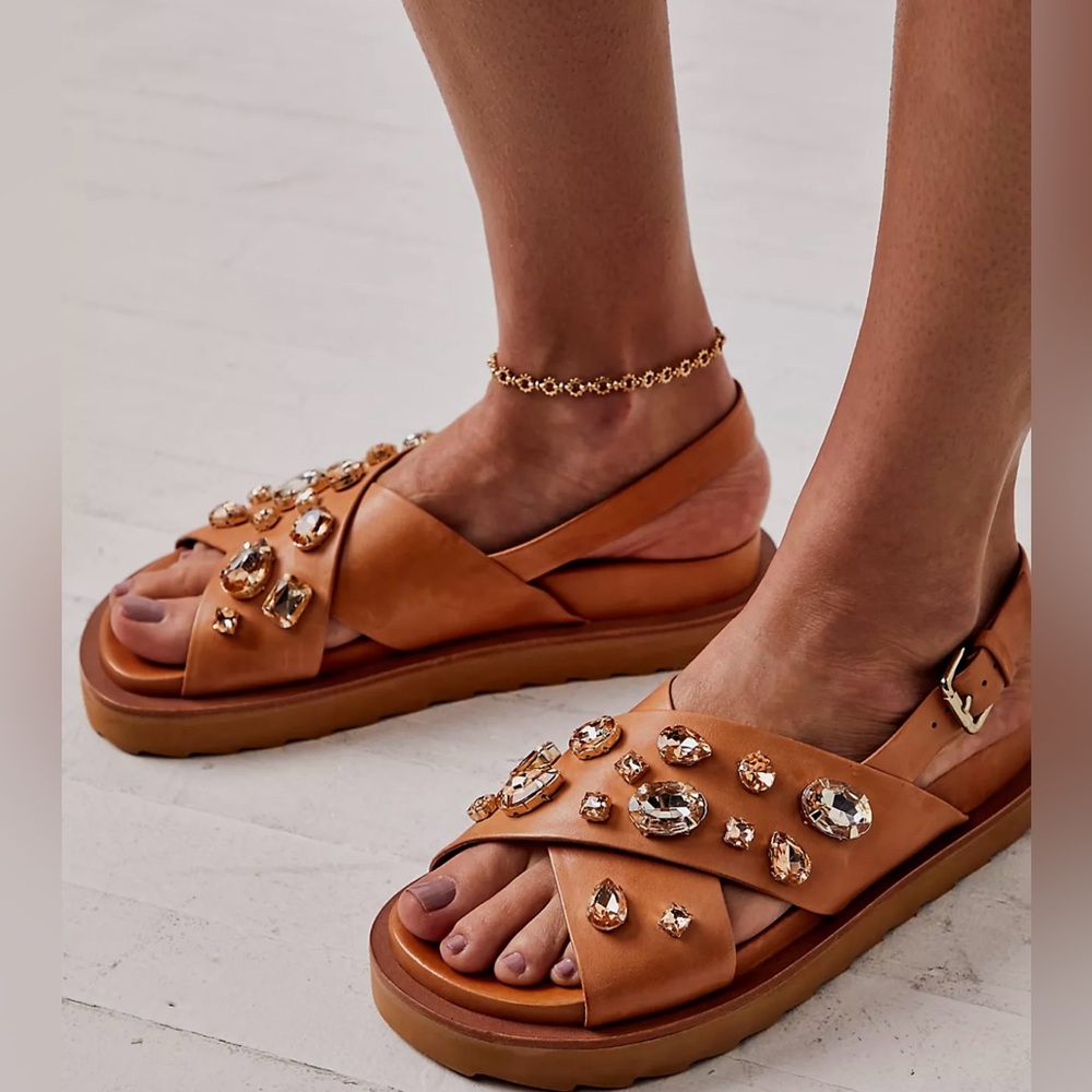 Vicenza Rock Candy Embellished Sandals size 36 - Picture 1 of 4